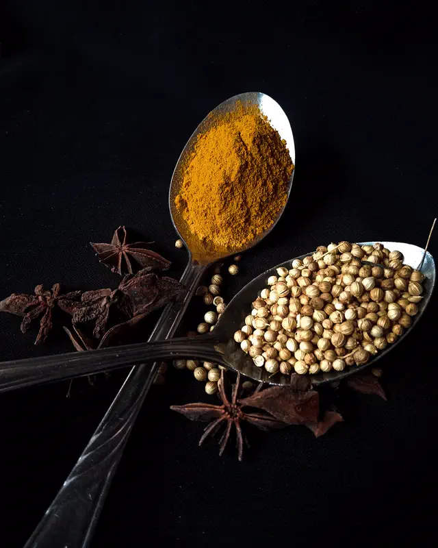 Coriander and star anise